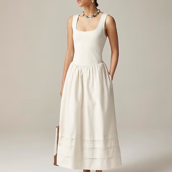 J. Crew Dresses & Skirts - J.Crew Elegant Drop-waist mixy Dress  size small